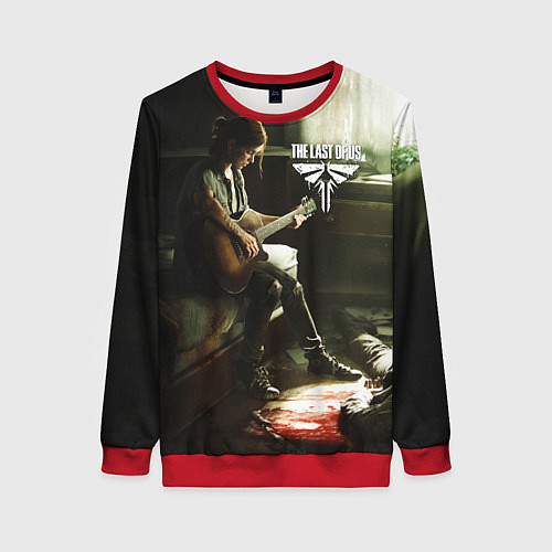 Женский свитшот The last of us part 2 tlou2 / 3D-Красный – фото 1