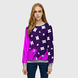 Свитшот женский BTS БТС, цвет: 3D-меланж — фото 2