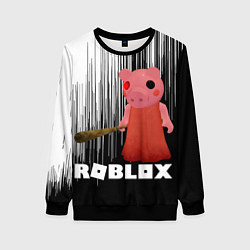 Свитшот женский Roblox Piggy, цвет: 3D-черный