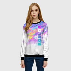 Свитшот женский Roblox, цвет: 3D-черный — фото 2