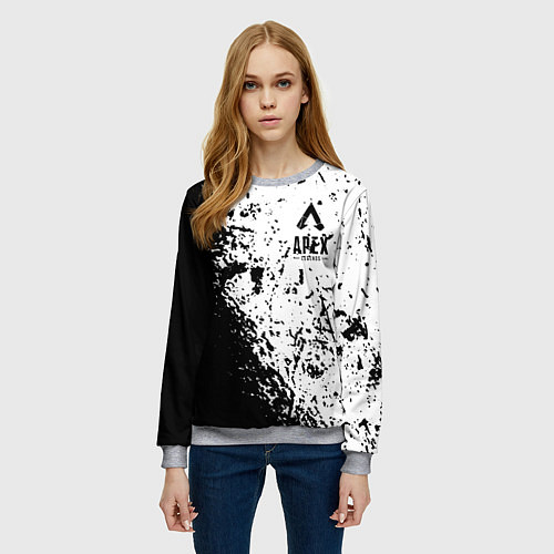 Женский свитшот Apex Legends / 3D-Меланж – фото 3