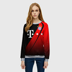 Свитшот женский FC Bayern Munchen Форма, цвет: 3D-меланж — фото 2