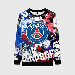 Свитшот женский PSG FC, цвет: 3D-черный