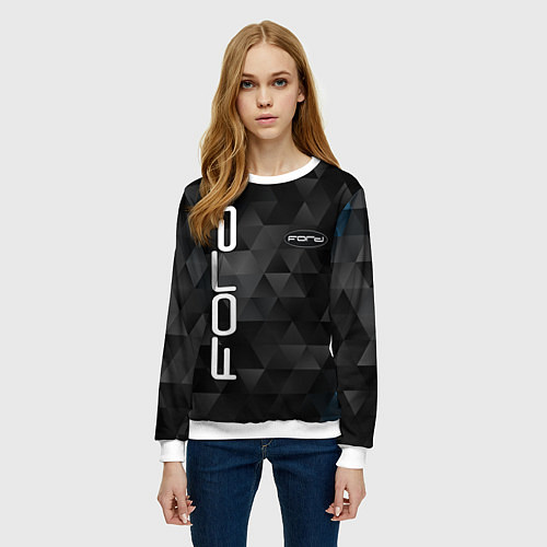 Женский свитшот FORD / 3D-Белый – фото 3