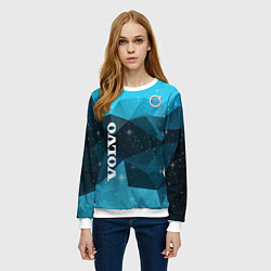 Свитшот женский Volvo, цвет: 3D-белый — фото 2