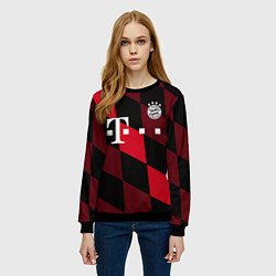 Свитшот женский ФК Бавария Мюнхен, цвет: 3D-черный — фото 2