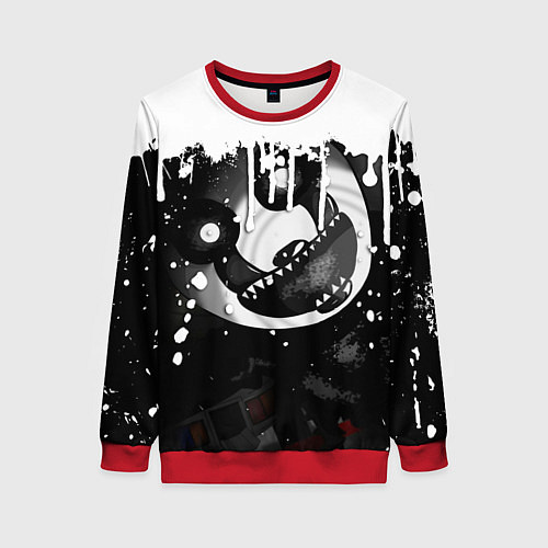 Женский свитшот Five Nights At Freddys - Puppet / 3D-Красный – фото 1