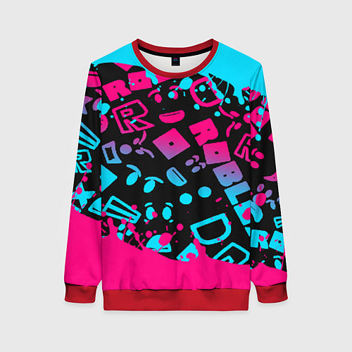 Женский свитшот Roblox / 3D-Красный – фото 1