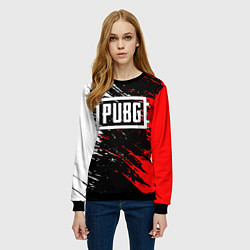 Свитшот женский PUBG, цвет: 3D-черный — фото 2