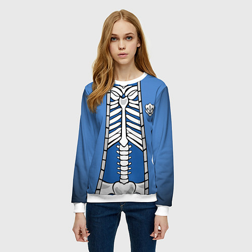 Женский свитшот КУРТКА САНСА SANS / 3D-Белый – фото 3