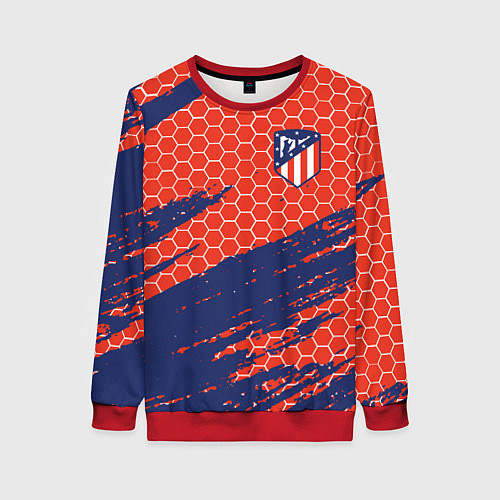 Женский свитшот Atletico Madrid / 3D-Красный – фото 1