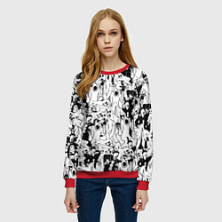 Свитшот женский GHOSTEMANE, цвет: 3D-красный — фото 2