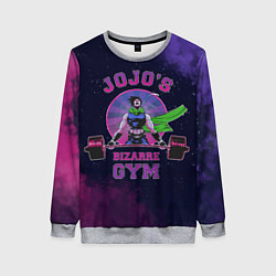 Свитшот женский JoJo’s Bizarre Adventure Gym, цвет: 3D-меланж