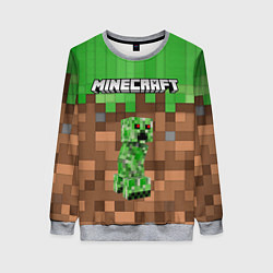 Женский свитшот MineCraft Крипер