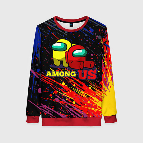 Женский свитшот AMONG US / 3D-Красный – фото 1