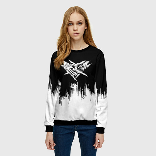 Женский свитшот Velial Squad / 3D-Черный – фото 3