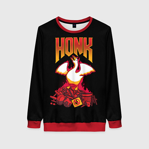 Женский свитшот HONK Goose / 3D-Красный – фото 1