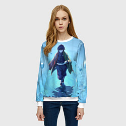 Свитшот женский ГИЮ ТОМИОКА, цвет: 3D-белый — фото 2