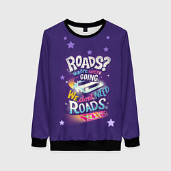 Свитшот женский Back to the Future, цвет: 3D-черный