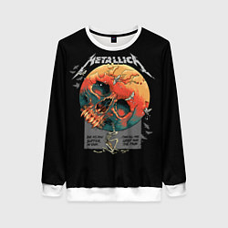 Свитшот женский Metallica, цвет: 3D-белый