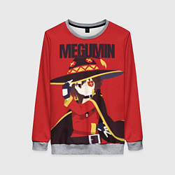 Свитшот женский Megumin, цвет: 3D-меланж