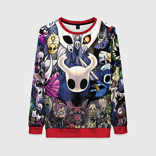 Женский свитшот HOLLOW KNIGHT / 3D-Красный – фото 1