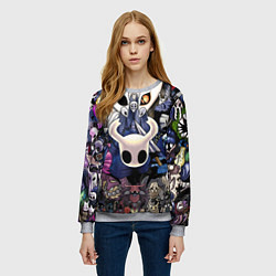 Свитшот женский HOLLOW KNIGHT, цвет: 3D-меланж — фото 2
