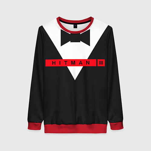 Женский свитшот Hitman III / 3D-Красный – фото 1