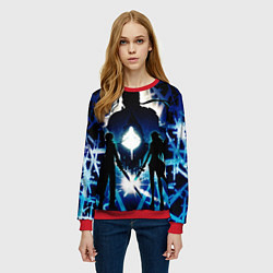 Свитшот женский Sword Art Online Кирито Асуна, цвет: 3D-красный — фото 2