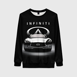 Свитшот женский INFINITI, цвет: 3D-черный