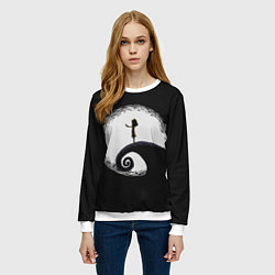 Свитшот женский Little Nightmares 2, цвет: 3D-белый — фото 2