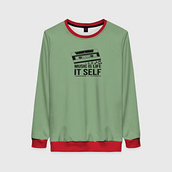 Женский свитшот Музыка