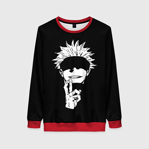 Женский свитшот Магическая Битва / 3D-Красный – фото 1