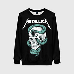 Свитшот женский Metallica, цвет: 3D-черный