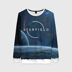 Свитшот женский Starfield, цвет: 3D-белый