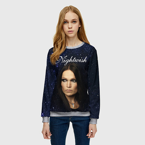 Женский свитшот Nightwish Tarja Turunen Z / 3D-Меланж – фото 3