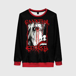 Свитшот женский Cannibal Corpse 2, цвет: 3D-красный
