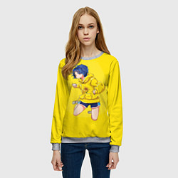 Свитшот женский Ай Ото, цвет: 3D-меланж — фото 2