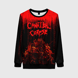 Свитшот женский CANNIBAL CORPSE, цвет: 3D-черный