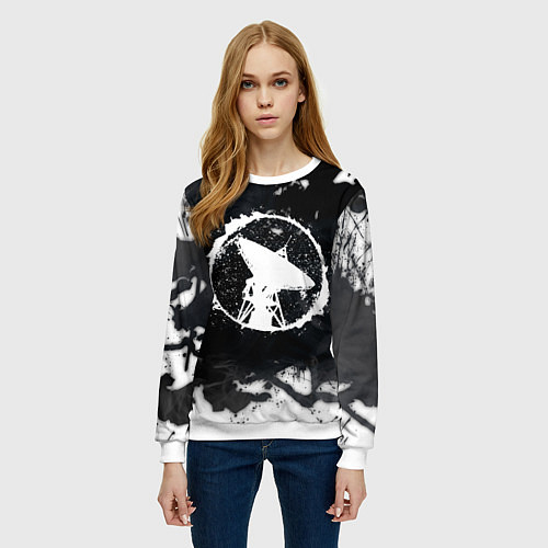 Женский свитшот ГРОТ / 3D-Белый – фото 3