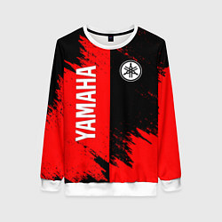 Свитшот женский YAMAHA ЯМАХА, цвет: 3D-белый