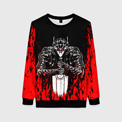 Свитшот женский BERSERK, цвет: 3D-черный