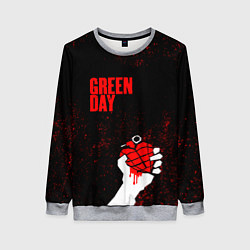 Свитшот женский Green day, цвет: 3D-меланж