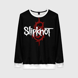 Свитшот женский Slipknot Надпись, цвет: 3D-белый