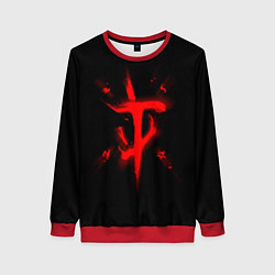 Свитшот женский DOOM ETERNAL ДУМ, цвет: 3D-красный