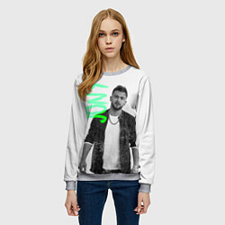 Свитшот женский Jony music, цвет: 3D-меланж — фото 2