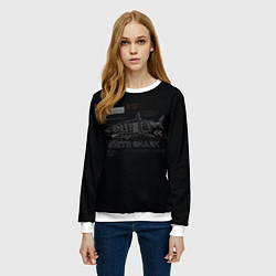 Свитшот женский White Shark Белая акула, цвет: 3D-белый — фото 2