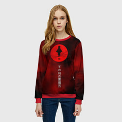 Свитшот женский Клинок, рассекающий демонов Kimetsu no Yaiba, цвет: 3D-красный — фото 2