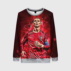 Женский свитшот Cristiano Ronaldo Portugal