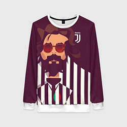 Свитшот женский Andrea Pirlo, цвет: 3D-белый